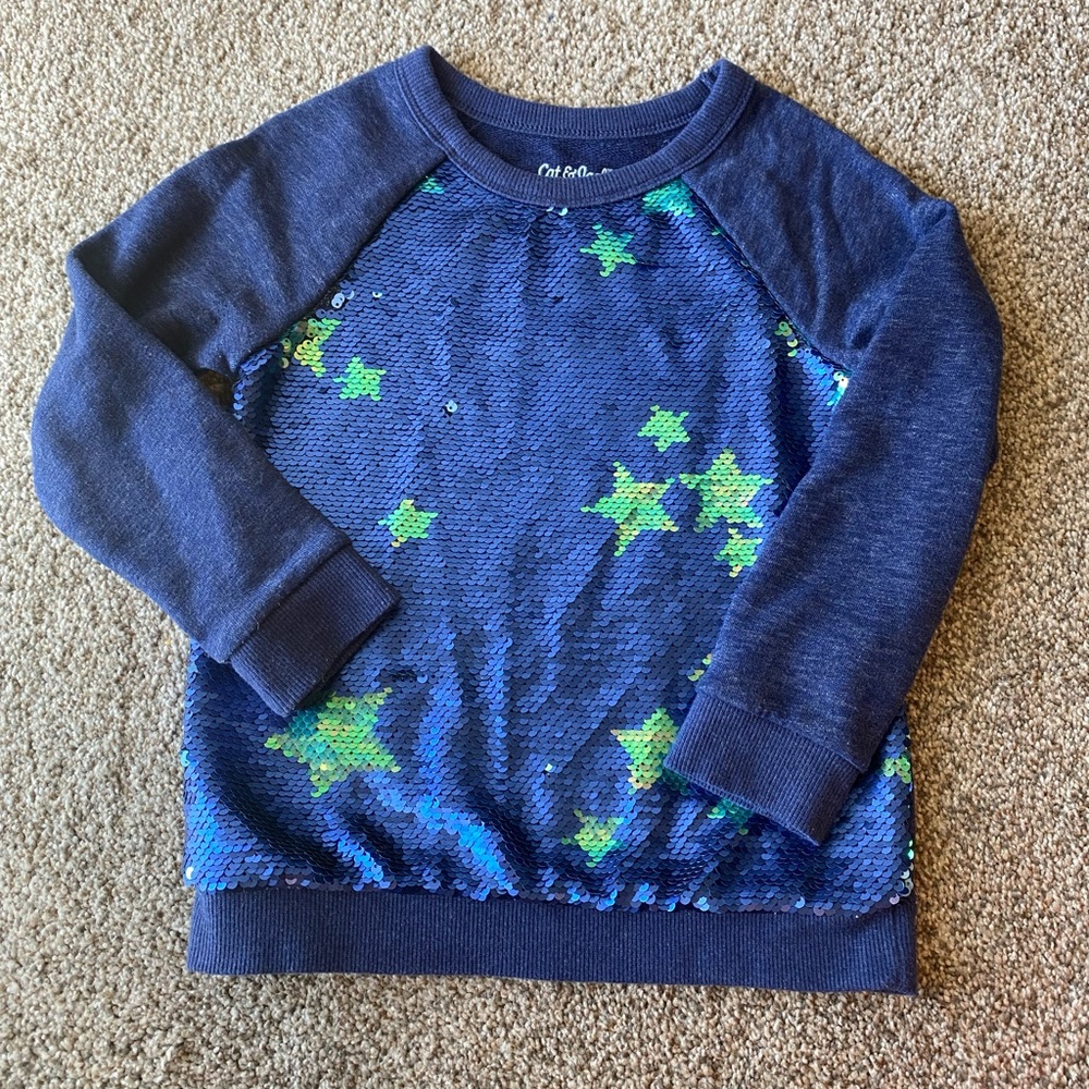Sequin sweatshirt